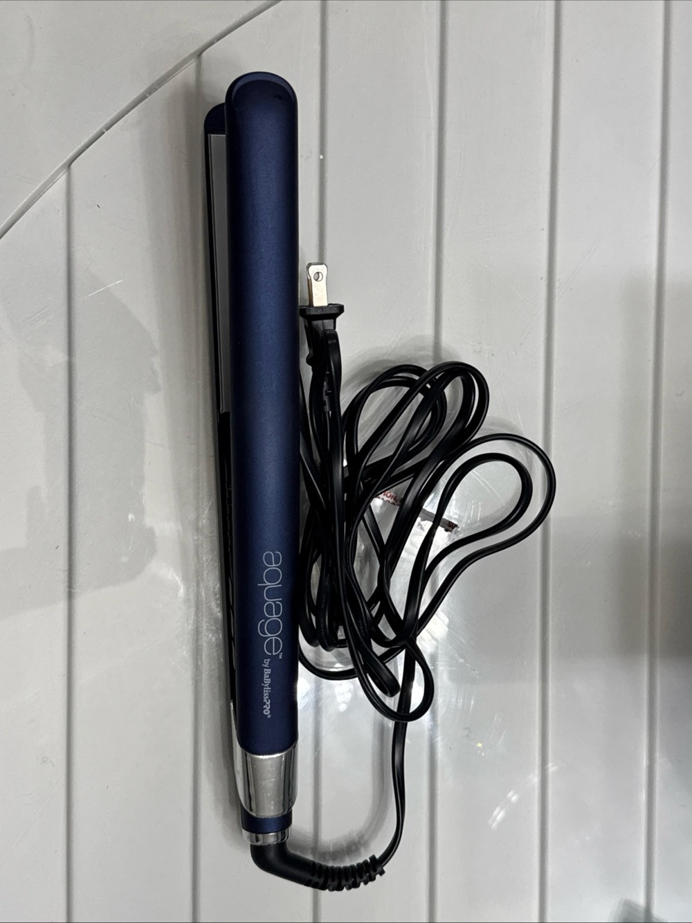 Aquage by BaBylissPRO 1 " Styling Tool Ceramic Flat Iron, Slightly used AQSK130